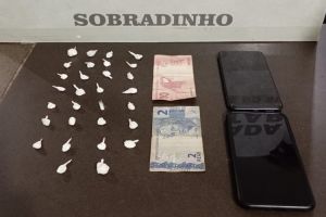 Brigada Militar prende dois homens por tráfico de entorpecentes no Industrial, em Sobradinho