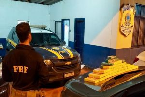 PRF prende traficante paraguaio com mais de 30 quilos de cocaína na BR-386, em Seberi