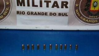 Brigada Militar prende homem por posse ilegal de munições no centro de Camaquã