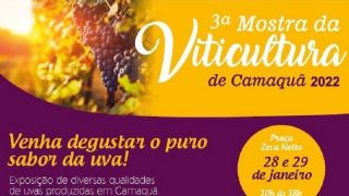 Na próxima semana, inicia a 3ª Mostra da Viticultura de Camaquã