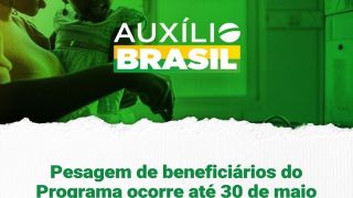 Pesagem dos beneficiários do Programa Federal Auxílio Brasil já começou, em Canguçu