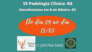 De 9 a 13 de maio, SS Podologia Clínica atenderá seus clientes em Barra do Ribeiro