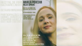Conservatório de Música da UFPel recebe recital de formatura de Marília Piovesan