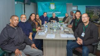 Prefeito de Pantano Grande se reúne com Comissão de Heteroidentificação Estadual