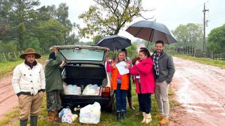 Defesa Civil e Secretaria da Cidadania de Encruzilhada do Sul realizam a entrega de 250 cestas básicas