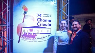 Baile de Abertura da 74ª Edição do Acendimento e Distribuição da Chama Crioula, em Cristal