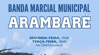 Banda Marcial Municipal de Arambaré está de volta com os ensaios no CRAS Arambaré