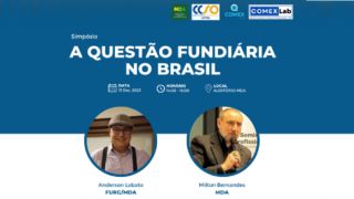 Simpósio, no dia 13 de dezembro, aborda a questão fundiária no Brasil