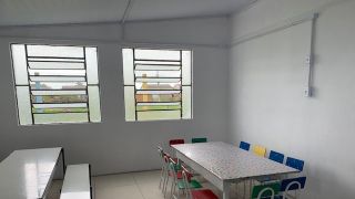 Comunidade Escolar da EMEI Pequeno Aprendiz, de São Lourenço do Sul, celebra a concretização de um refeitório para as crianças