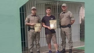 Brigada Militar de Morro Redondo recebe torniquetes através de doação de colaborador