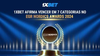 1xBet afirma vencer em 7 categorias no EGR Nordics Awards 2024