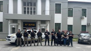 Agentes da Polícia Penal, Brigada Militar e da Polícia Civil fiscalizam prisões domiciliares, em Rio Grande