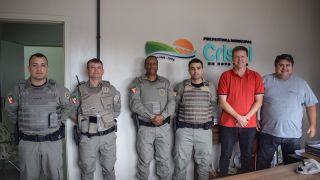 Brigada Militar e Prefeitura de Cristal unem esforços para garantir segurança e tranquilidade durante o Praiano