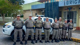 Patrulha Rural do 4°BPM, em Canguçu, inicia o ano com reforço de policiais militares 