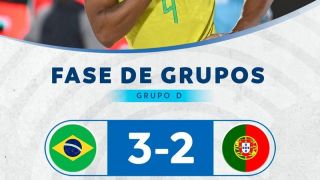 Seleção do Brasil derrota Portugal e avança no Mundial de Beach Soccer