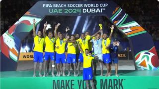 Seleção de Futebol do Brasil fatura o hexacampeonato mundial de futebol de areia