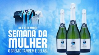 GrêmioMania tem promoção para a Semana da Mulher, até dia 10 de março