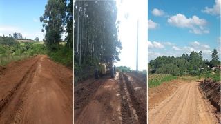 Estradas da Santa Auta, no interior de Camaquã, recebem melhorias nos últimos dias
