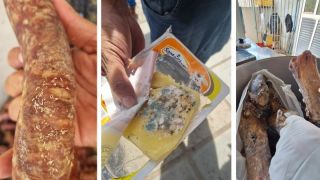Com larvas encontradas em embutidos e ratos em decomposição, mercados são interditados após fiscalização