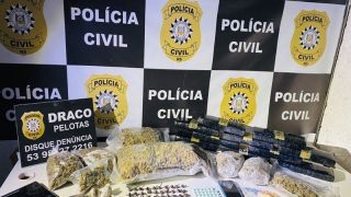 R$ 200 mil de prejuízo: Polícia Civil prende homem e apreende mais de 7,5kg de maconha, em Pelotas