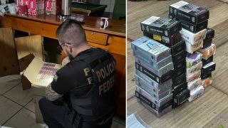 Polícia Federal investiga grupo ligado a facção criminosa atuante no contrabando de cigarros