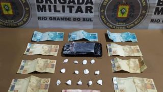 Brigada Militar prende homem por tráfico de entorpecentes no Areal, em Pelotas
