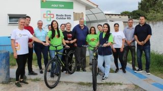 Prefeitura de Barra do Ribeiro entrega bicicletas para Agentes de Saúde e Enfermeiros