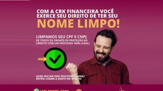 Com a CRK Financeira, de Camaquã, você exerce seu direito de ter seu NOME LIMPO!