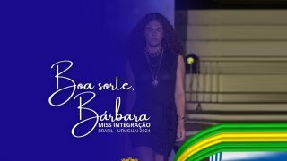 Bárbara Pribernow Ribeiro representará Cerrito na grande final do concurso Miss Integração Brasil/Uruguai