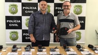 Delegacia de Polícia Civil de Camaquã recebe oito kit’s de Atendimento Pré Hospitalar Tático