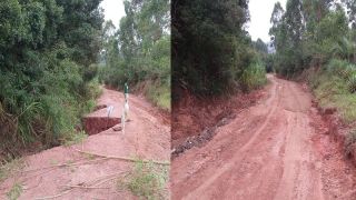 Prefeitura de Camaquã, após as fortes chuvas, recuperou a Estrada do Passo do Moinho