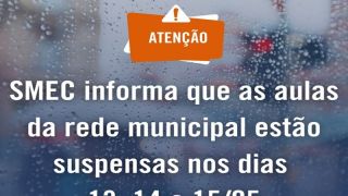 Prefeitura de São José do Norte suspende as aulas nos dias 13 a 15 de maio
