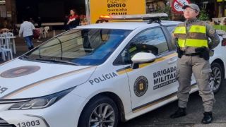 8⁰ BPM reforça policiamento no Litoral Norte gaúcho durante final de semana