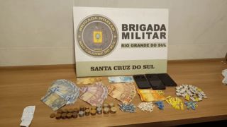 Duas mulheres são presas pela Brigada Militar, por tráfico de drogas, em Santa Cruz do Sul 